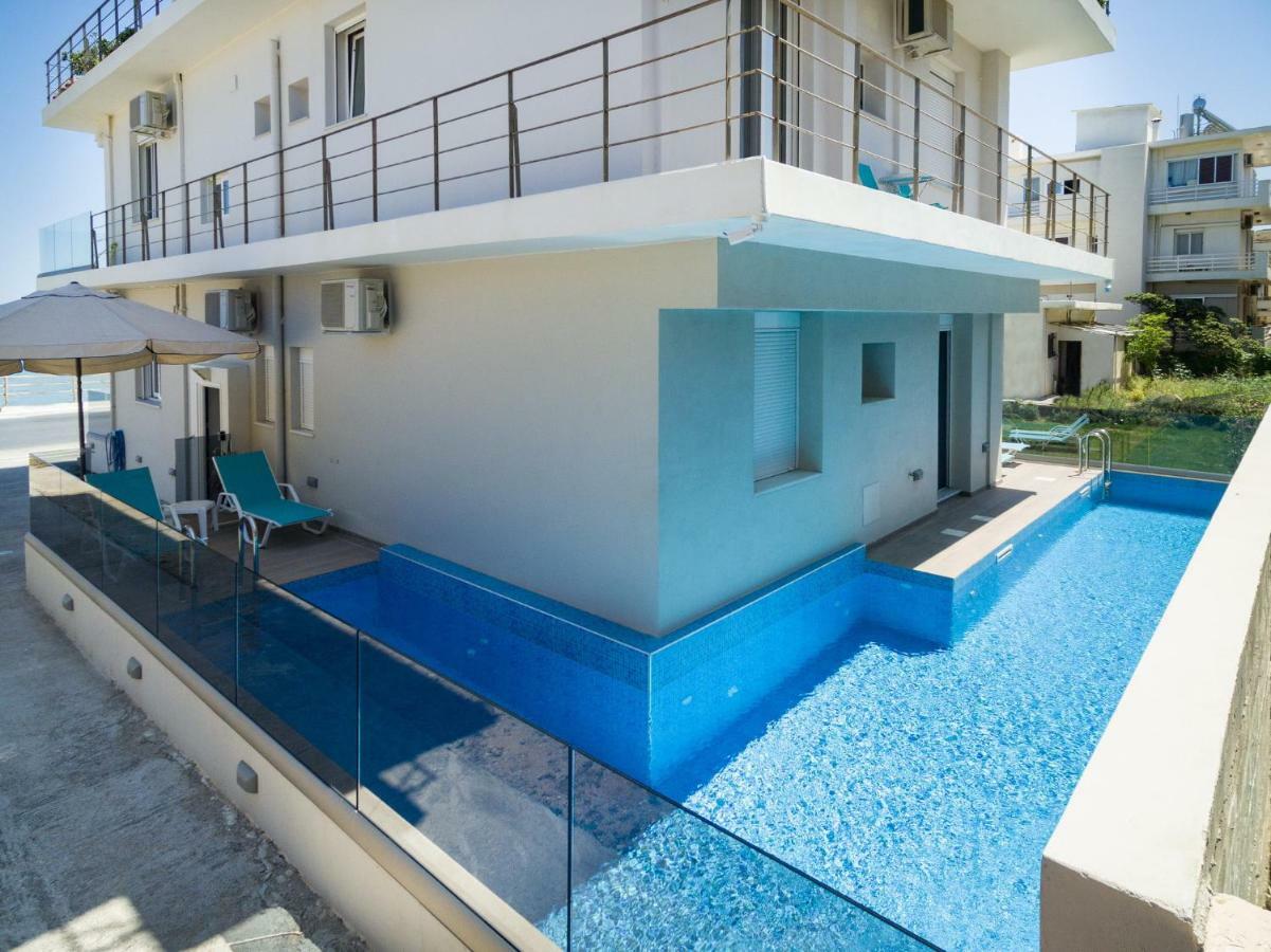 Sonja Beachfront Apartments Kato Daratso Extérieur photo